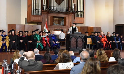 الجامعة الأميركية في بيروت تحتفل بيوم المؤسسين التاسع والخمسين بعد المئة: القيادة من أجل عصر ذهبي جديد في المنطقة